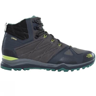 Botas The North Face Ultra Fastpack II Mid GTX Hombre - Gris / Verde - Chile EUD392801